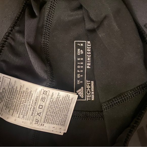 Adidas Techfit Primegreen Shorts Size S - Picture 4 of 6